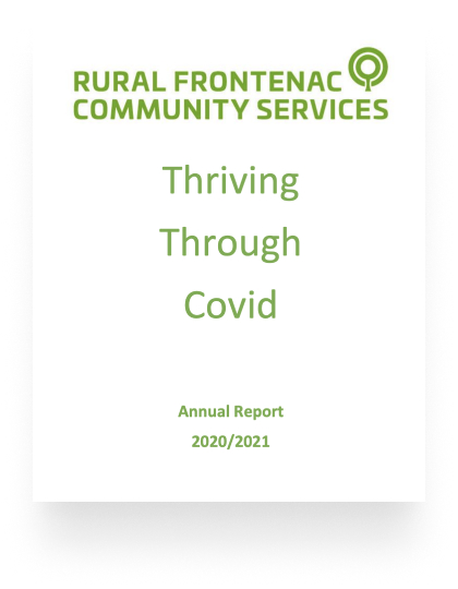 Rural Frontenac community services thriving through covid annual report 2020/2021