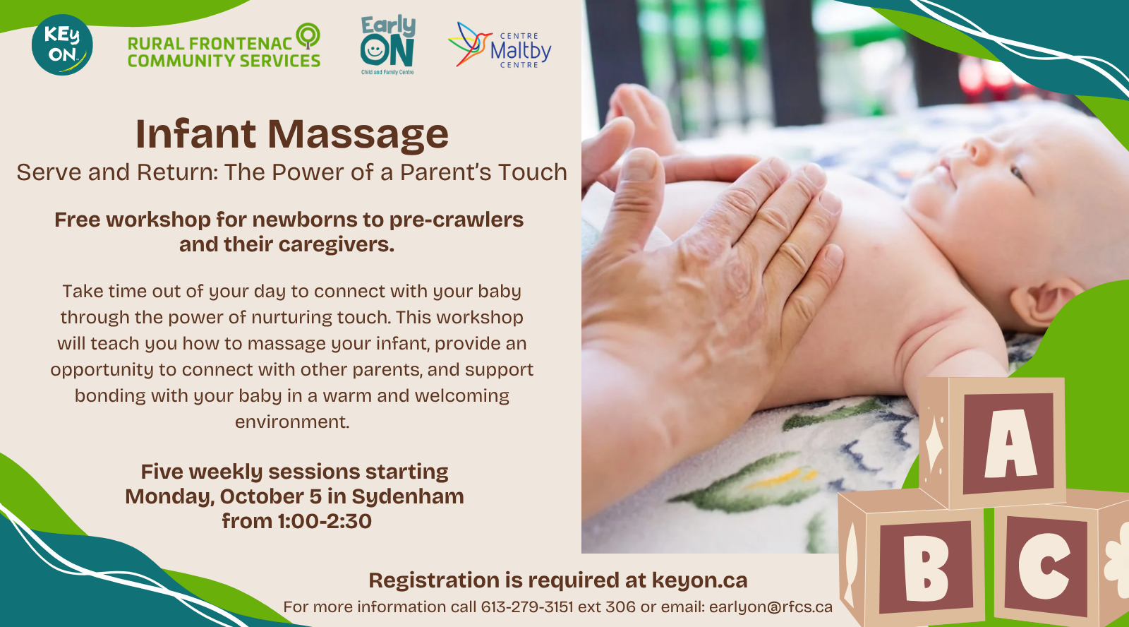 Infant Massage Poster